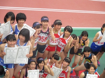 陸上部 長野県春季陸上大会 日体大記録会の結果 クラブ速報 最新情報 上田西高等学校オフィシャルサイト